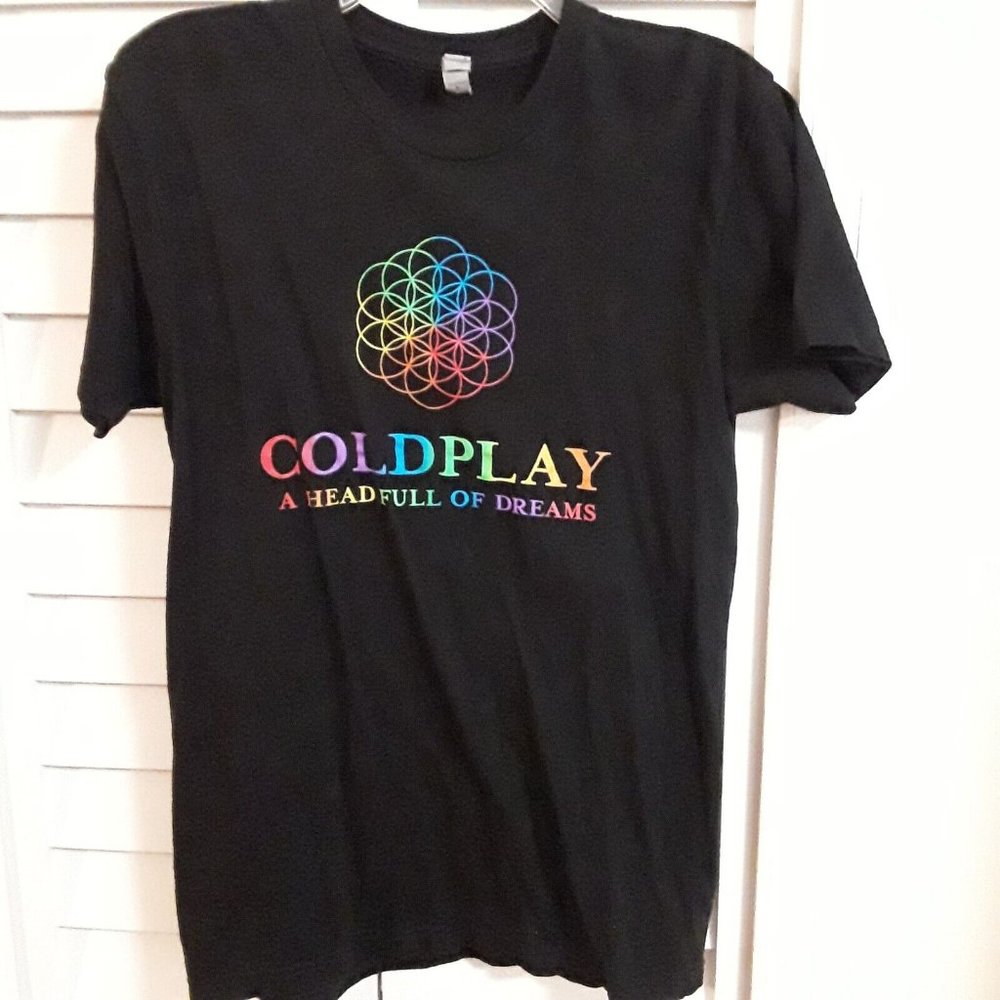 Coldplay, A Head Full Of Dreams World Tour 2016, Size Small, VGUC